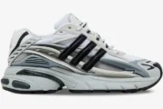Pharrell x VIRGINIA x adidas Adistar Jellyfish sneaker in solid grey and black, side profile view. - SKU JP9265