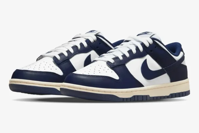 Nike Dunk Low Vintage Navy - Image 5