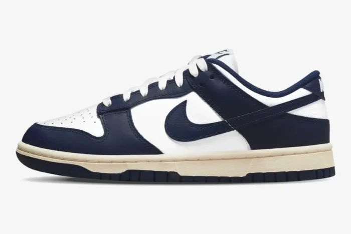Nike Dunk Low Vintage Navy - Image 2