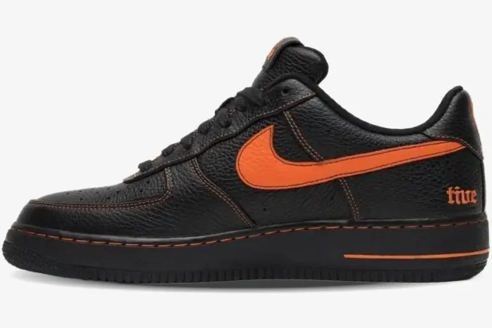 Nike Air Force 1 Low x Vlone Limited Edition Black Orange - Image 2