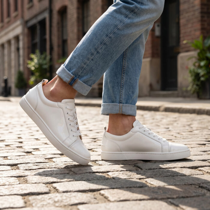 Christian Louboutin Louis Junior White calf Leather [Lifestyle AI]