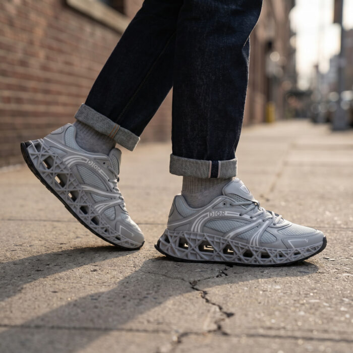 Christian Dior B35 NXXT Sneaker Grey Lattice [Lifestyle AI]
