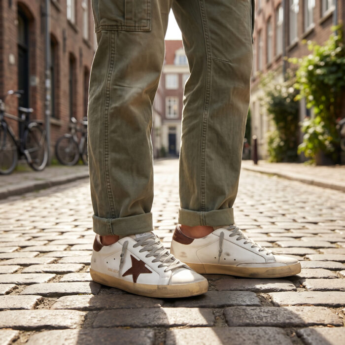 Golden Goose Super-Star Bio-Based White Brown [Lifestyle AI]