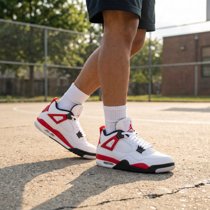 Air Jordan 4 Retro Red Cement [Lifestyle AI]