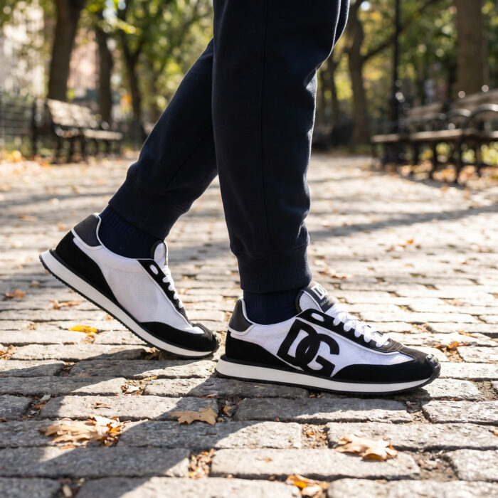 Dolce & Gabbana Cushion Sneaker - Black/White [Lifestyle AI]