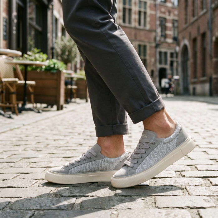 Dior B33 Gray Oblique Jacquard / Gray Suede [Lifestyle AI]