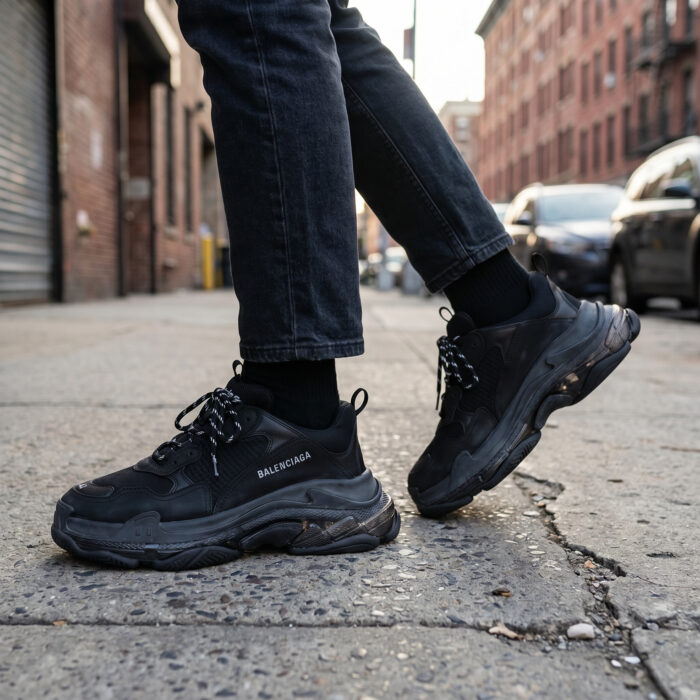 Balenciaga Triple S Clear Sole Black [Lifestyle AI]