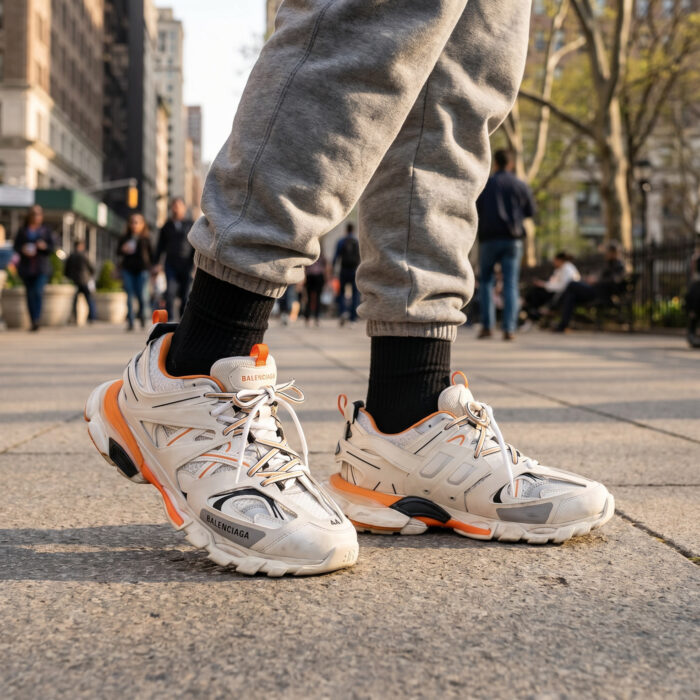 Balenciaga Track White Orange [Lifestyle AI]