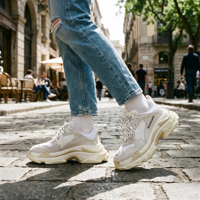 Balenciaga Wmns Triple S Trainer 'White' [Lifestyle AI]