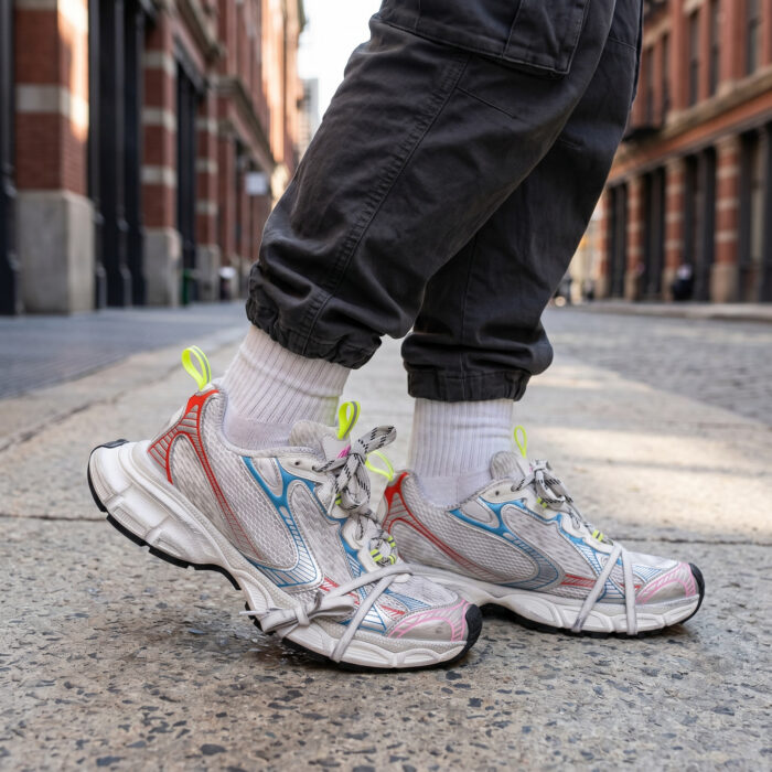 Balenciaga 3XL White MultiColor Distressed Sneaker [Lifestyle AI]