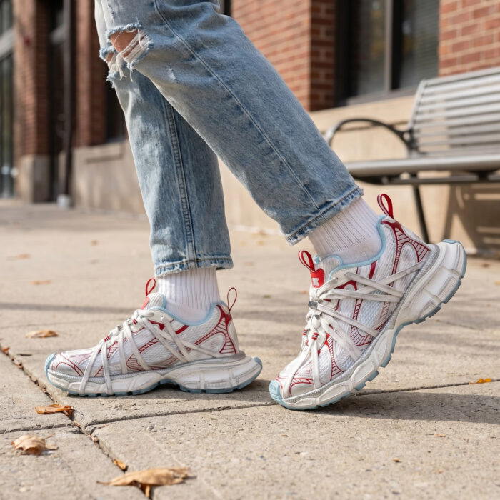 Balenciaga 3XL Extreme Laces B White / Red [Lifestyle AI]