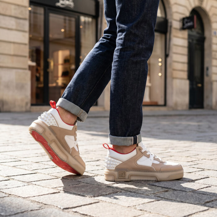 Christian Louboutin Astroloubi Sneaker Beige White Red [Lifestyle AI]