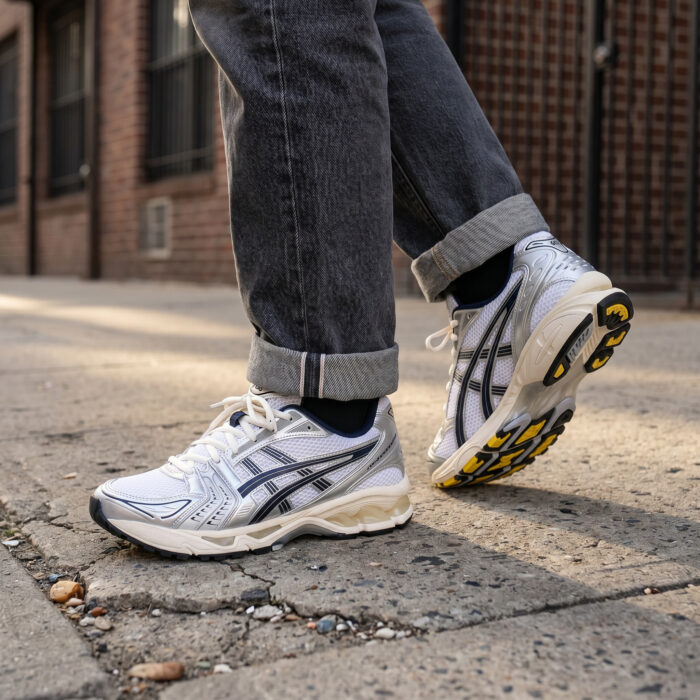 ASICS Gel Kayano 14 x JJJJound White Midnight Navy [Lifestyle AI]