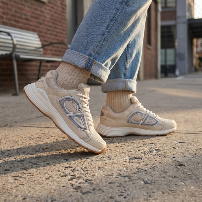 Dior B30 Sneaker Beige Cream Technical Mesh [Lifestyle AI]
