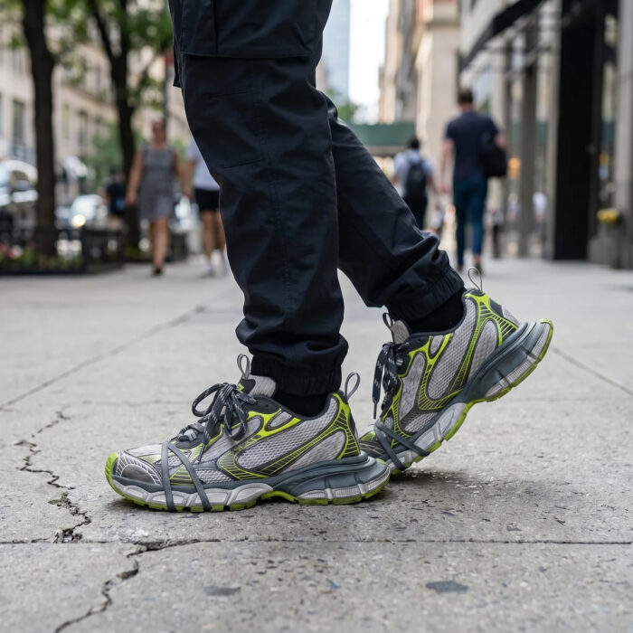 Balenciaga 3XL White / Grey Distressed Sneakers [Lifestyle AI]