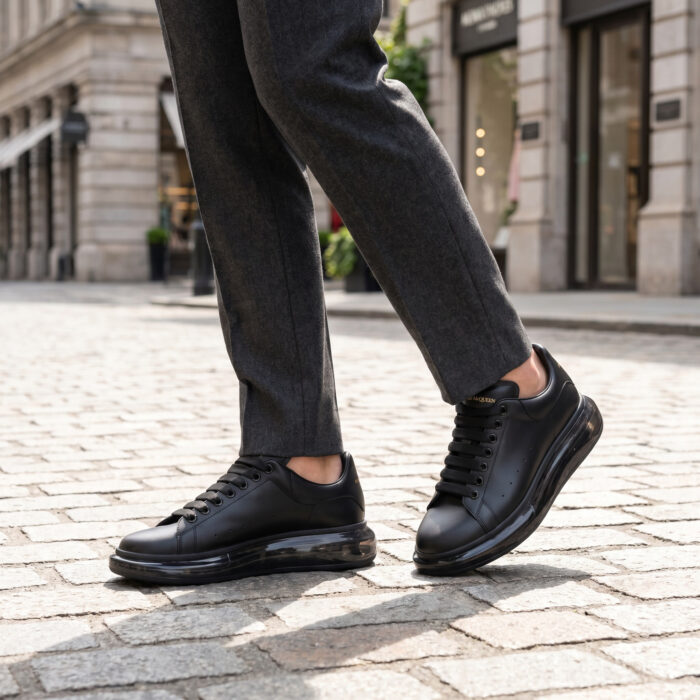 Alexander McQueen Oversized Transparent Sole Black [Lifestyle AI]