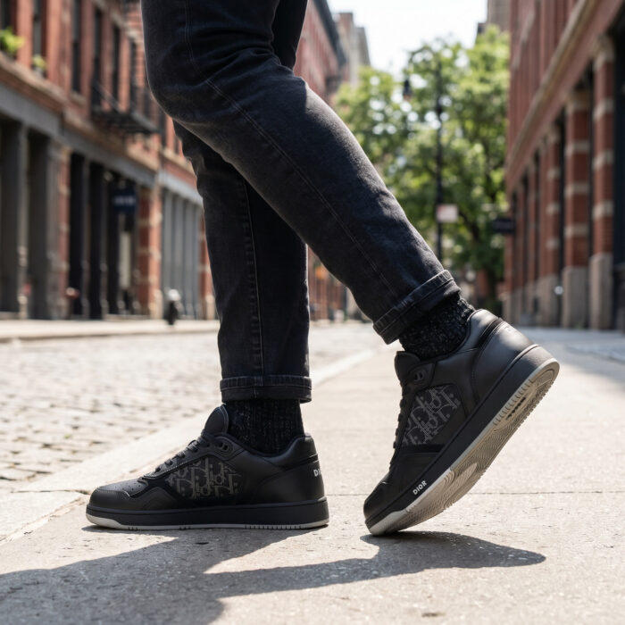 Dior B27 Low Top Black Oblique Galaxy Leather [Lifestyle AI]