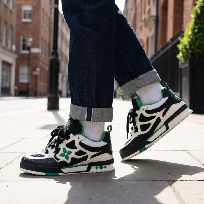 Louis Vuitton LV Skate Black White Green [Lifestyle AI]