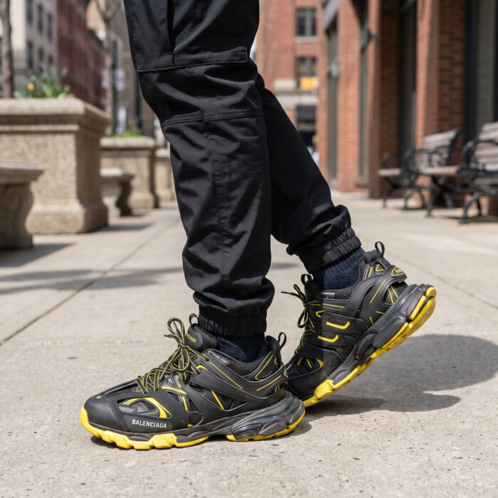 Balenciaga Track Black Yellow [Lifestyle AI]
