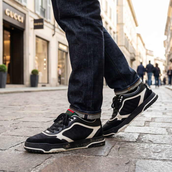 Gucci Re-Web Sneaker GG Canvas - Black [Lifestyle AI]