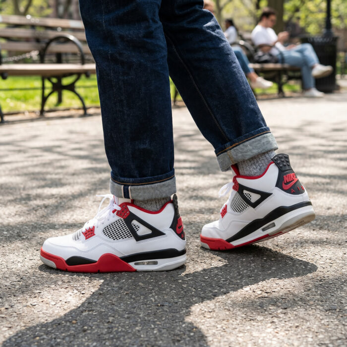 Air Jordan 4 Retro Fire Red [Lifestyle AI]