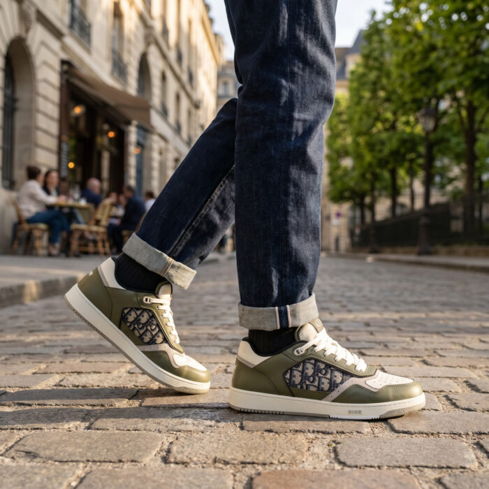 Dior B27 Low Olive Beige Oblique Jacquard [Lifestyle AI]