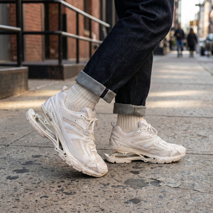 Balenciaga X-Pander Distressed Suspended Heel Beige White [Lifestyle AI]