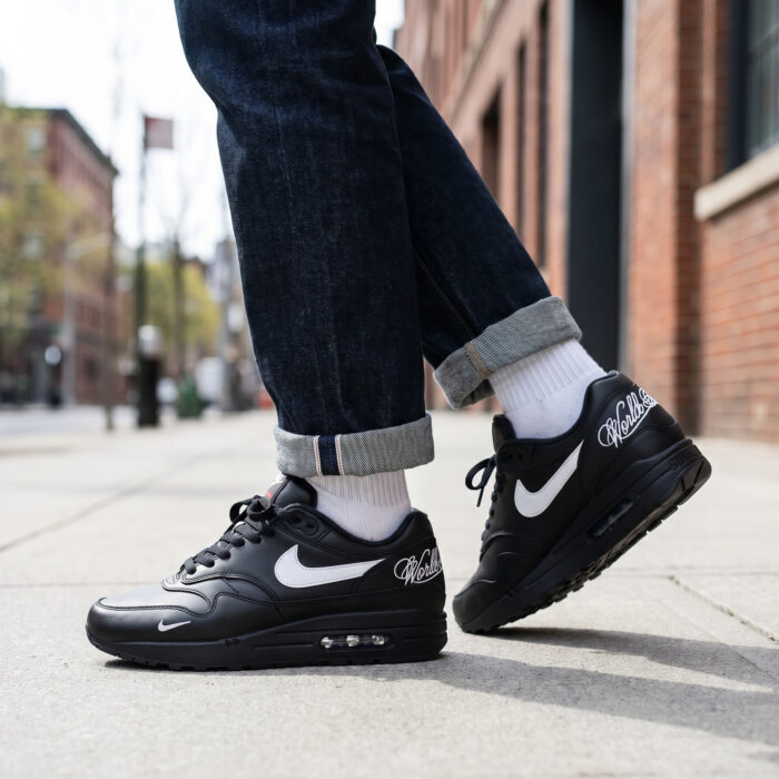 Nike Air Max 1 '87 SP ' x Supreme Limited Edition Black White [Lifestyle AI]