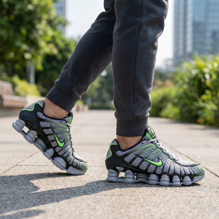 Nike Shox TL Wolf Grey Lime Blast [Lifestyle AI]