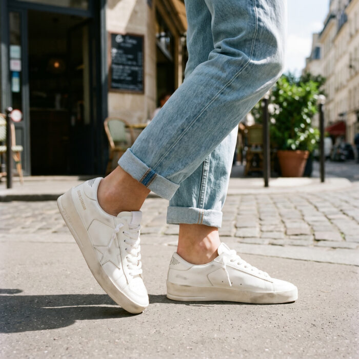 Golden Goose Bio-Based Stardan Sneakers in White [Lifestyle AI]