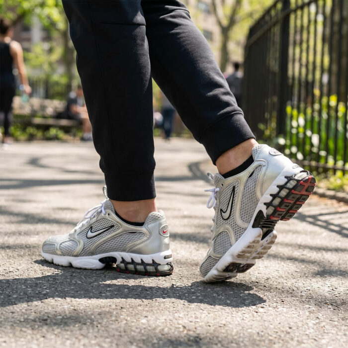 Nike Air Zoom Spiridon Cage 2 Metallic Silver [Lifestyle AI]