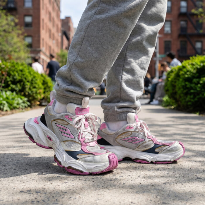 Balenciaga Cargo Sneakers Pink Distressed Edition [Lifestyle AI]
