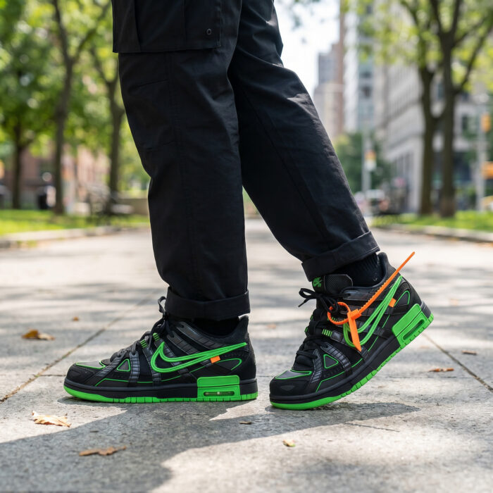 Nike Air Rubber Dunk x Off-White Green Strike [Lifestyle AI]