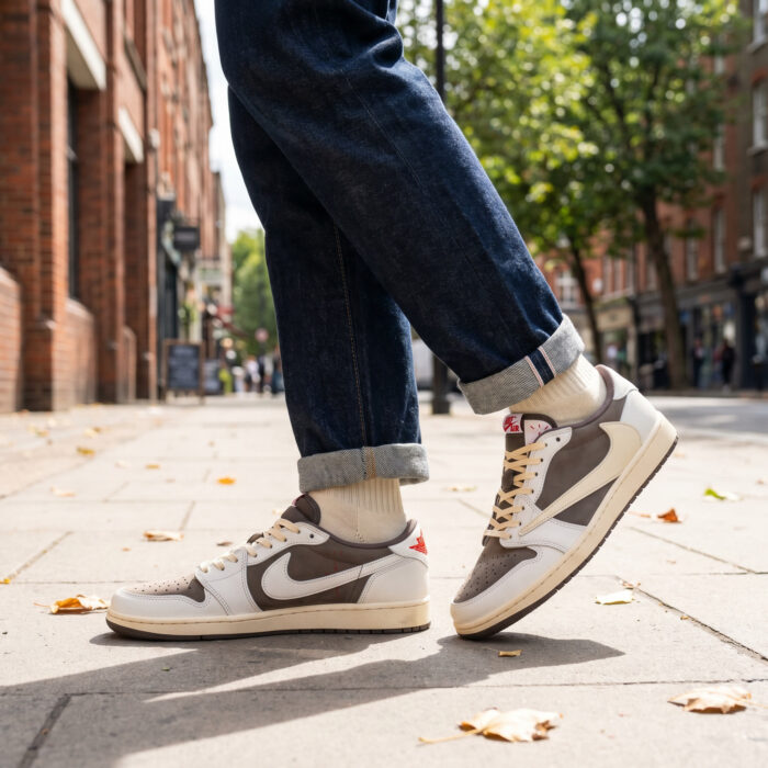 Travis Scott x Air Jordan 1 Retro Low OG 'Reverse Mocha' [Lifestyle AI]