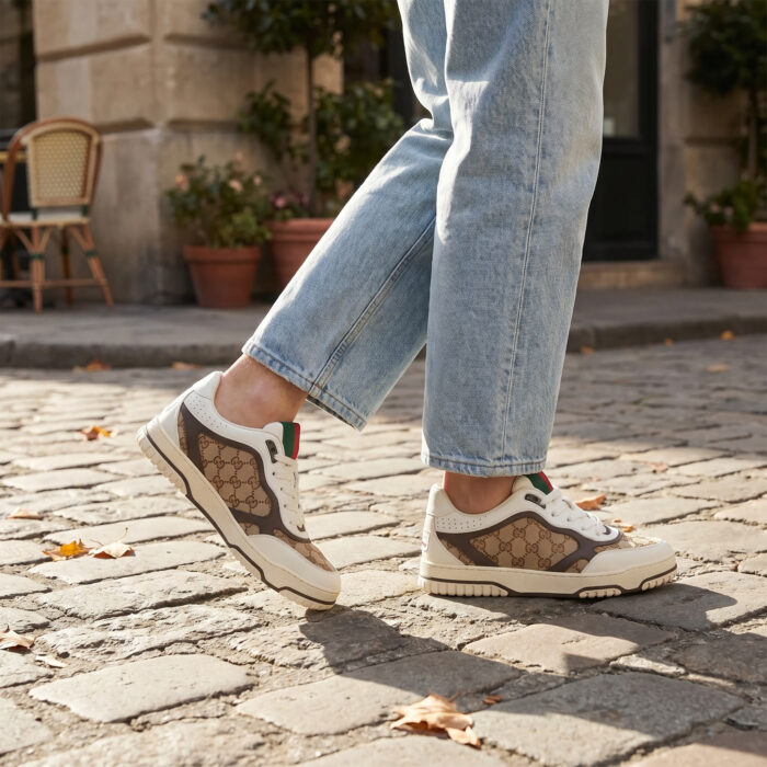 Gucci Re-Web Sneaker 'GG Canvas - Beige Ebony' [Lifestyle AI]