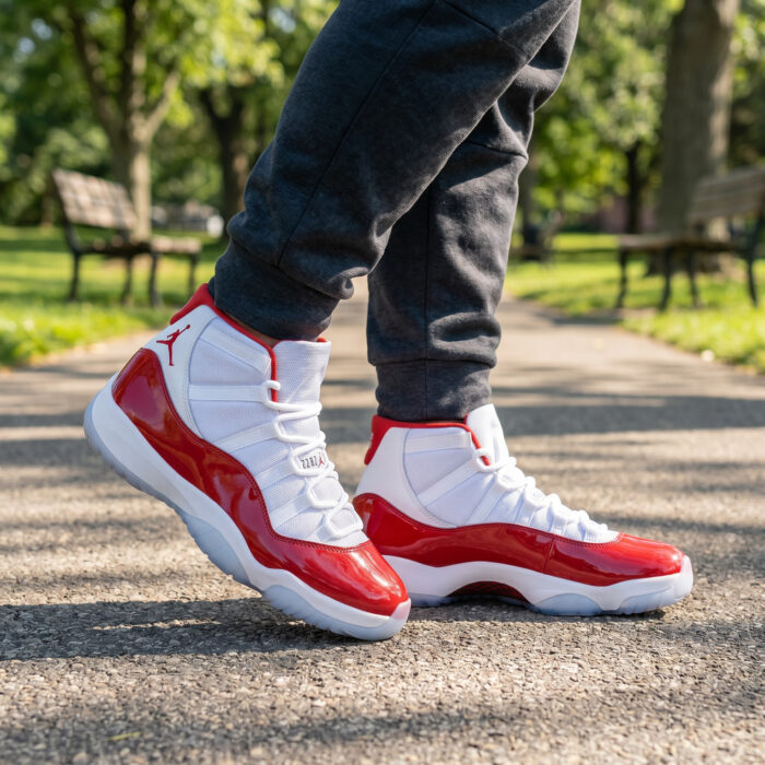 Air Jordan 11 Retro Cherry White and Varsity Red [Lifestyle AI]