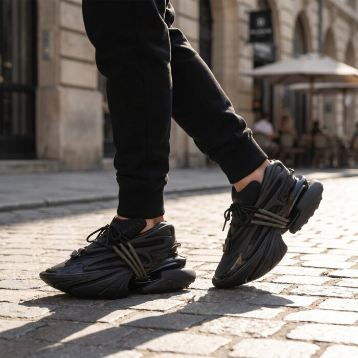 Balmain Unicorn Chunky Sneaker All Black [Lifestyle AI]