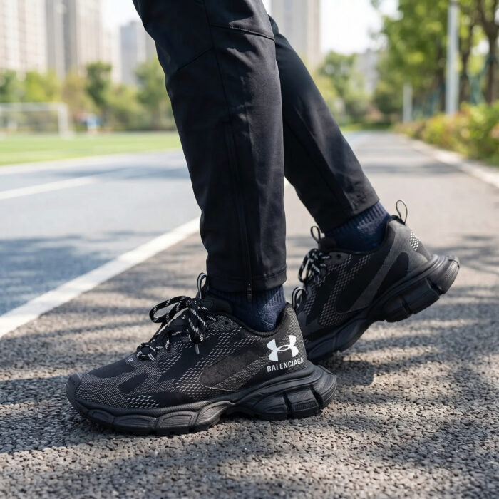 Balenciaga 3XL x Under Armour Knit Black/White [Lifestyle AI]