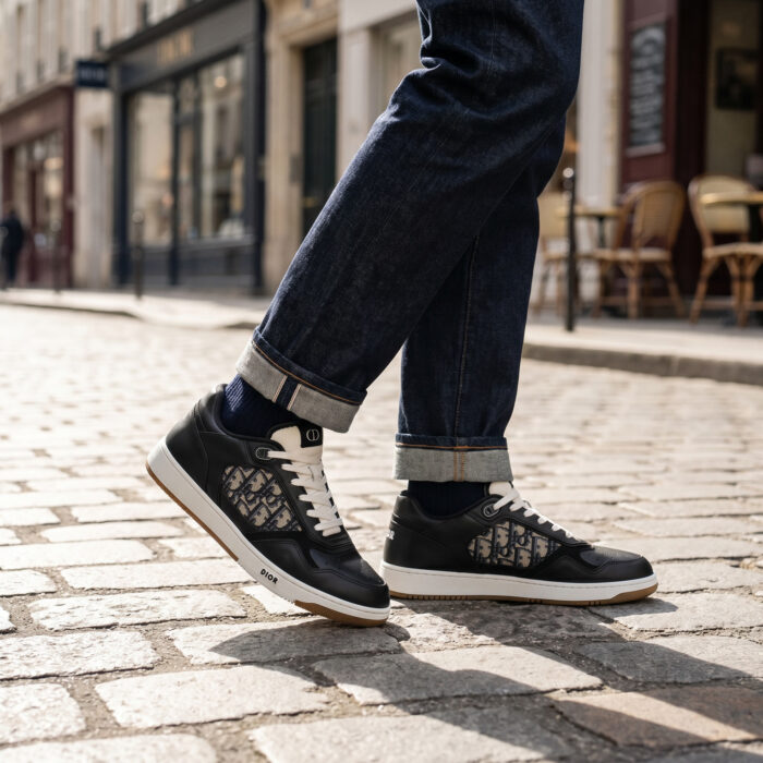 Dior B27 Low Top Sneaker in Oblique Jacquard and Leather [Lifestyle AI]