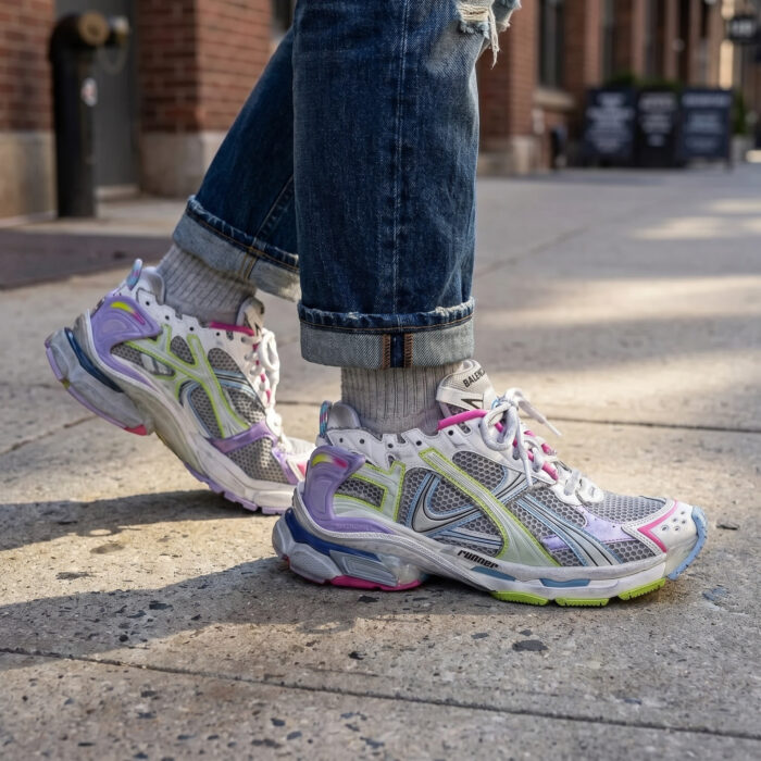 Balenciaga Runner Sneaker Distressed Multi-Color [Lifestyle AI]