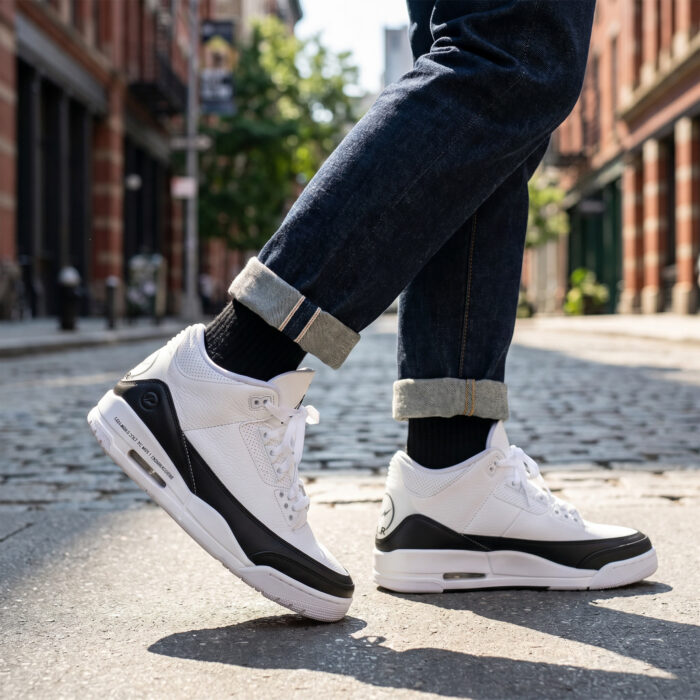 Air Jordan 3 Retro x Fragment Design White Black [Lifestyle AI]
