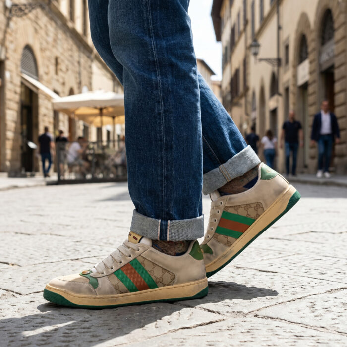 Gucci GG Screener Distressed 'GG Canvas' [Lifestyle AI]