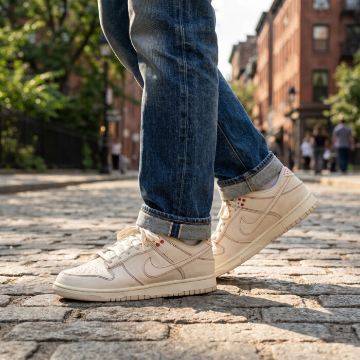 Nike Dunk Low SE Sashiko Light Orewood Brown [Lifestyle AI]