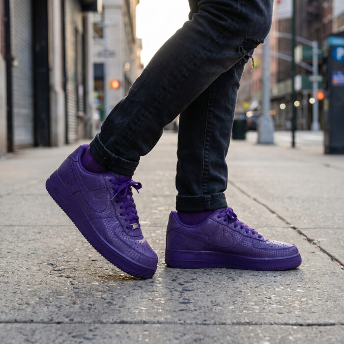 Nike Air Force 1 Low x Kobe Bryant Custom Purple Snakeskin [Lifestyle AI]