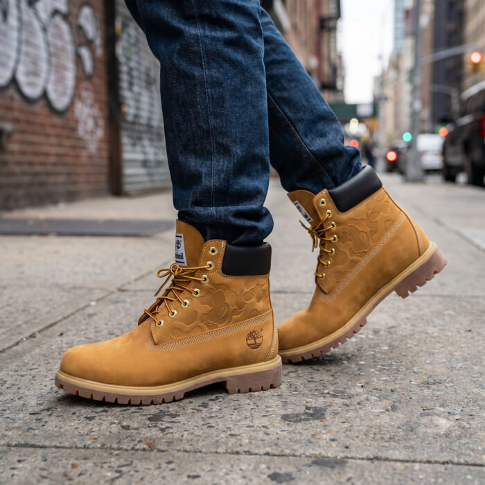 Boot Timberland x A Bathing Ape x Undefeated 6 Inch 'Wheat' [Lifestyle AI]