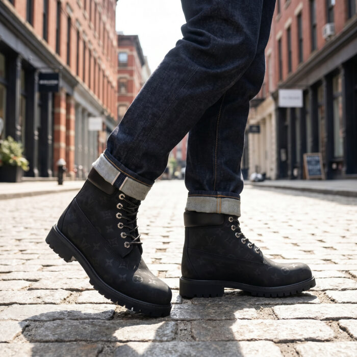 Louis Vuitton x Timberland 6-Inch Ankle Boot Black Monogram [Lifestyle AI]