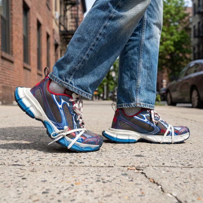 Balenciaga 3XL Sneaker Worn-Out Blue Red [Lifestyle AI]
