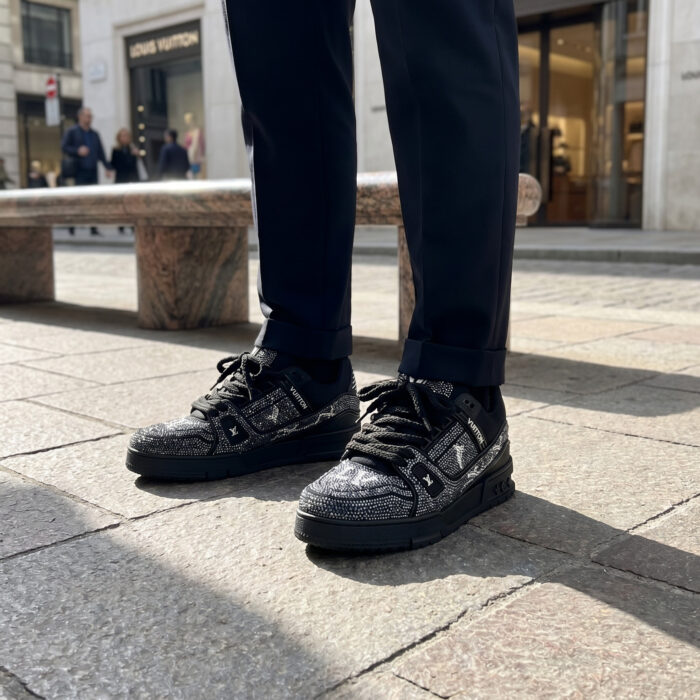 Louis Vuitton Black Crystal LV Trainer Maxi [Lifestyle AI]