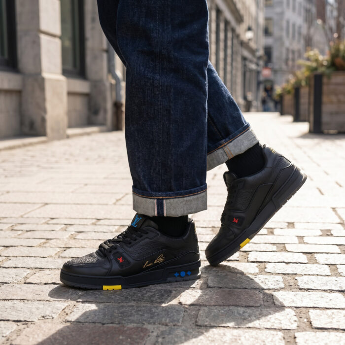 Louis Vuitton Trainer Black Signature Edition [Lifestyle AI]