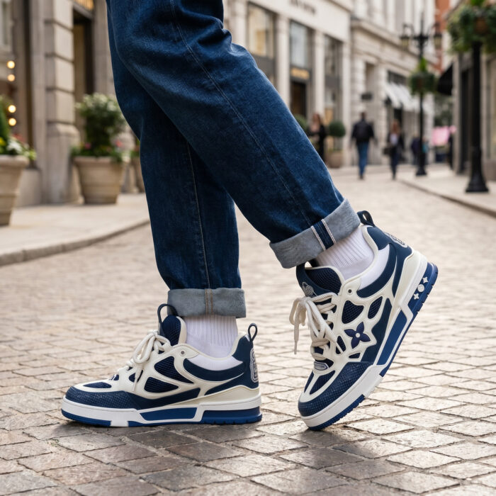 Louis Vuitton LV Skate Sneaker Marine White [Lifestyle AI]